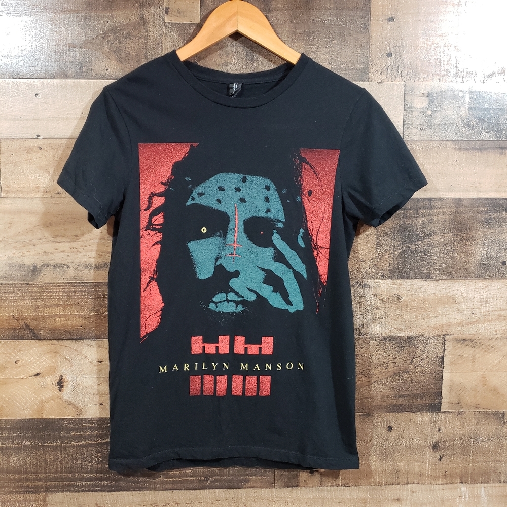Bay Island Marilyn‎ Manson graphic t-shirt